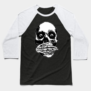 Skull silent Baseball T-Shirt